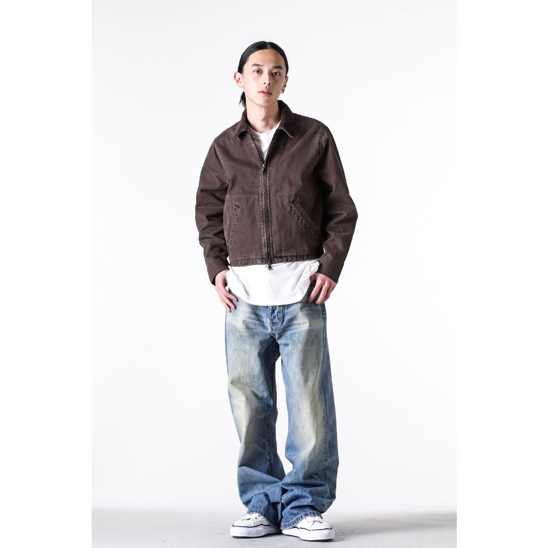 NO MAINTENANCE Brown Mechanic Jacket （Brown） - Osaka / Kyoto