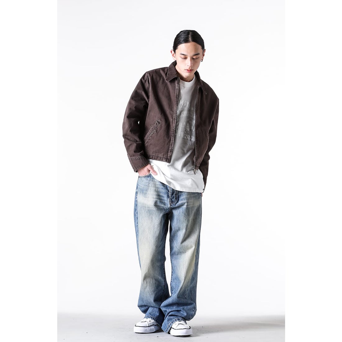 NO MAINTENANCE Brown Mechanic Jacket （Brown） - Osaka / Kyoto