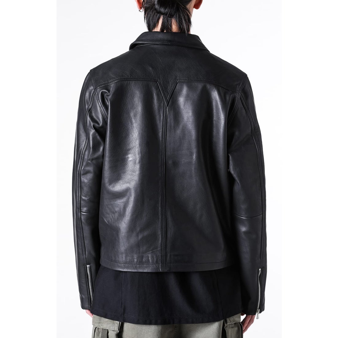 ノーメンテナンス NO MAINTENANCE Black 6-Zip Trucker Jacket （Black