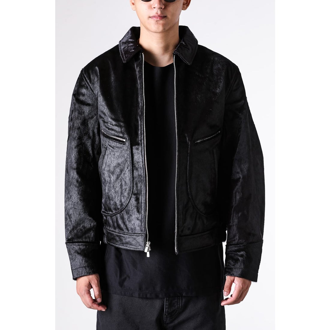 ノーメンテナンス NO MAINTENANCE AERO LEATHER JACKET （BLACK