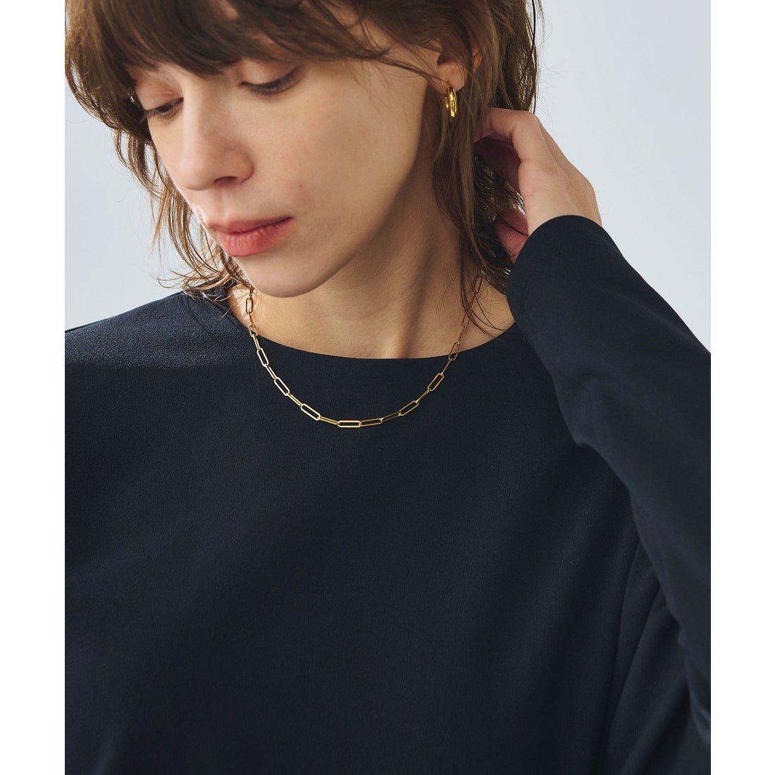 ノーク N.O.R.C クリップチェーンネックレス （ゴールド） -waja bazar