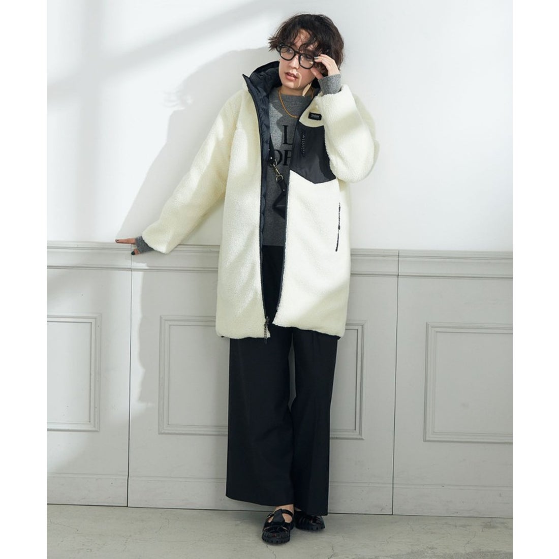 ノーリーズ NOLLEY'S ◇【WEB限定】【TAION/タイオン】別注ボア×ダウン