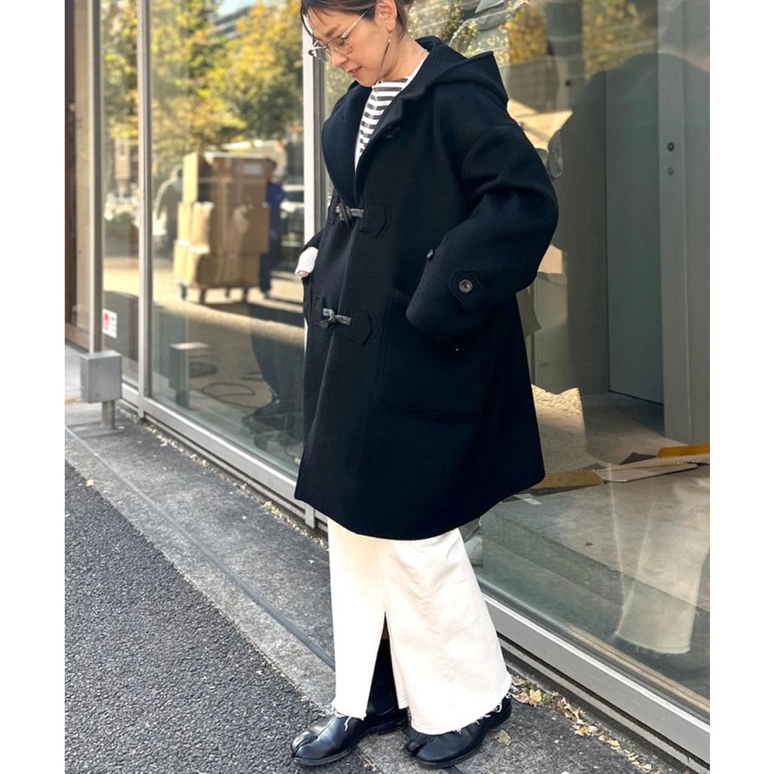 ノーリーズ NOLLEY'S NMPミドル丈ダッフルコート （ベビーピンク