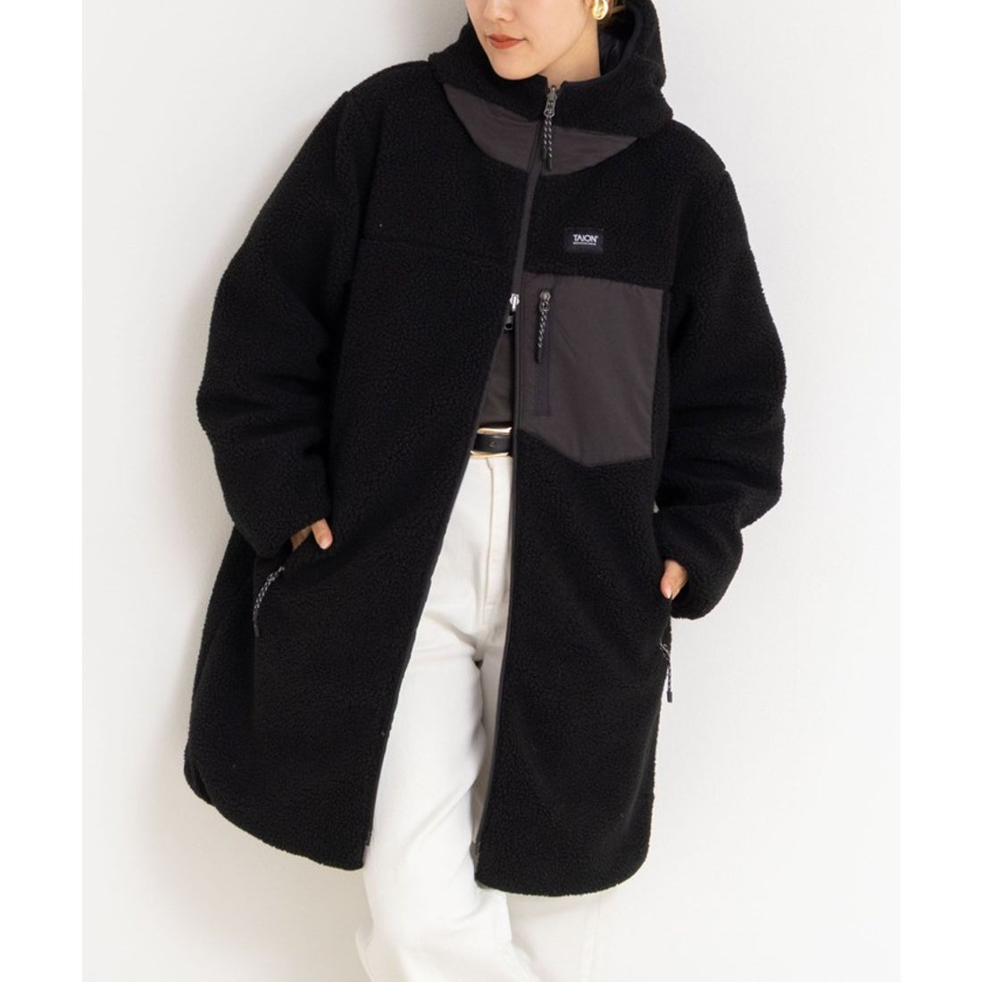 ノーリーズ NOLLEY'S 【WEB限定】＜TAION別注＞ボア×ダウンフード