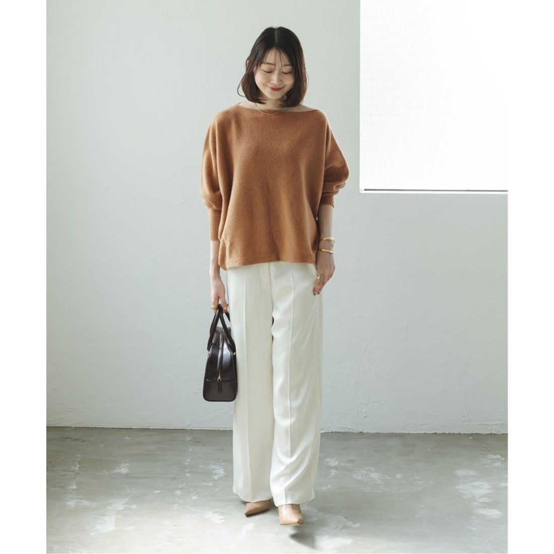 ノーブル NOBLE 《WEB追加》ファインウールドルマンプルオーバー 5