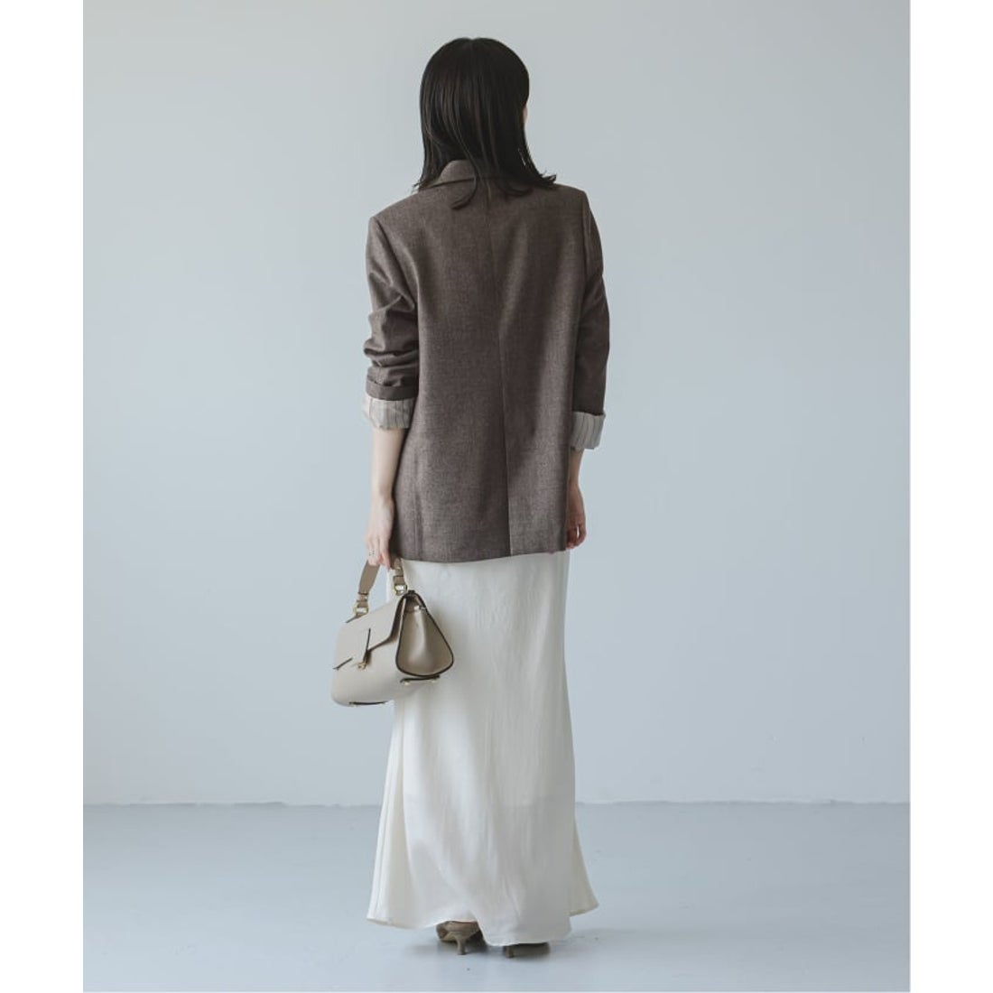 ノーブル NOBLE 《追加》ウールフラノピークドラペルジャケット