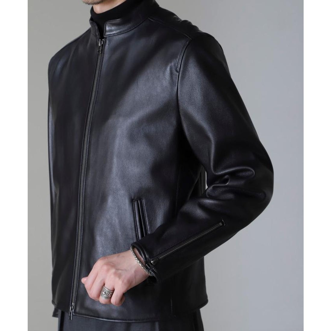 ナノ・ユニバース NANO universe バンドカラーレザーシングル