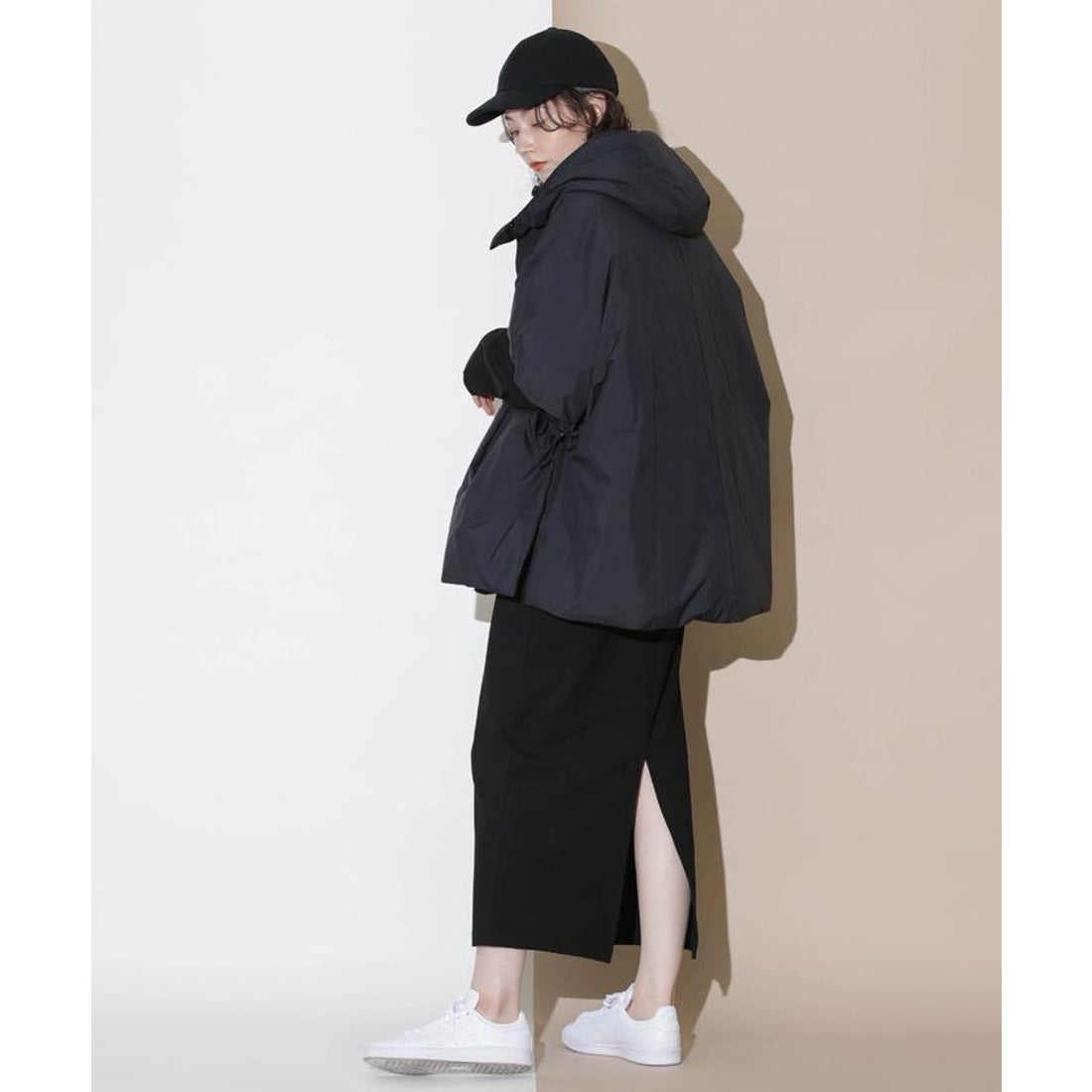 ナノ・ユニバース NANO universe 「西川ダウン(R)」2WAY ケープダウン