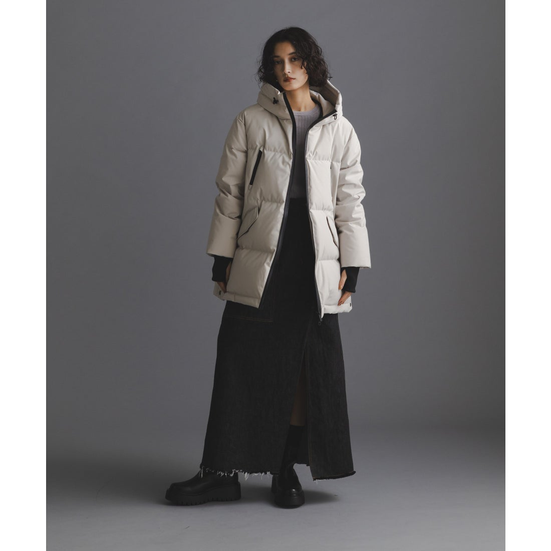 ナノ・ユニバース NANO universe 「西川ダウン（R）」ソロテックスA