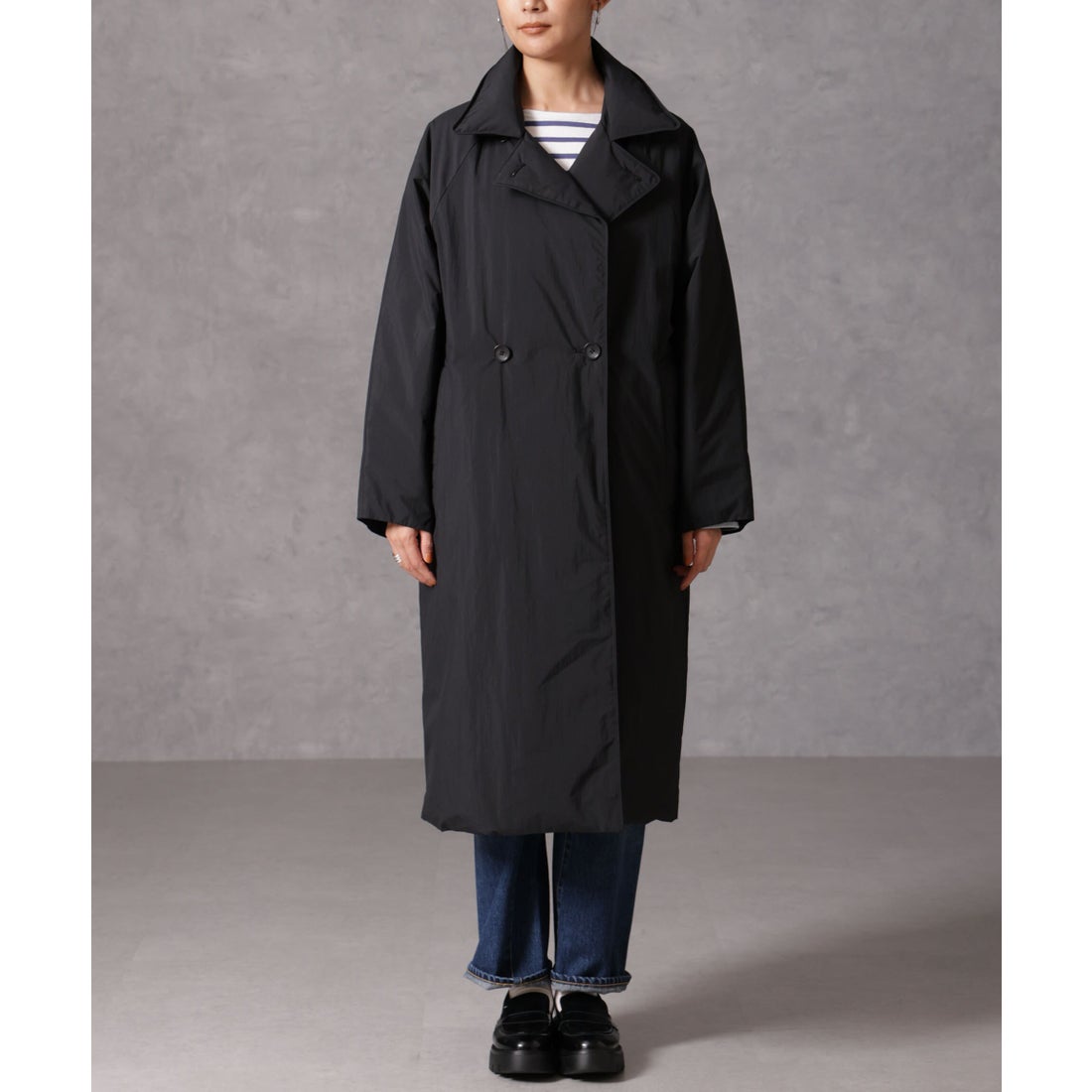 ナノ・ユニバース NANO universe 「西川ダウン（R）」リバーシブル