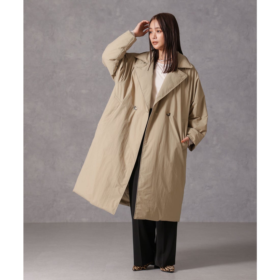 ナノ・ユニバース NANO universe 「西川ダウン（R）」リバーシブル