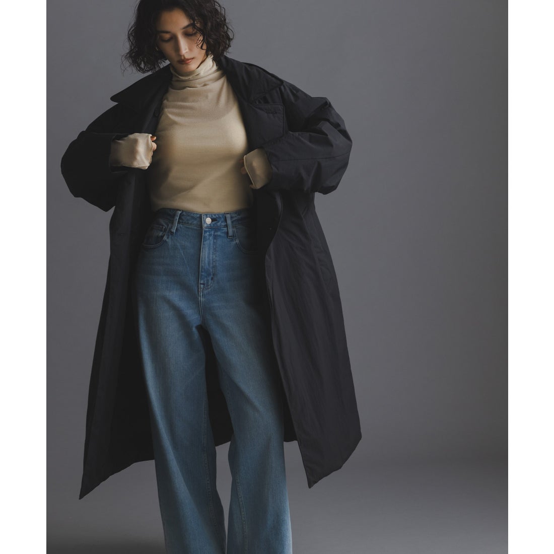 ナノ・ユニバース NANO universe 「西川ダウン（R）」リバーシブル