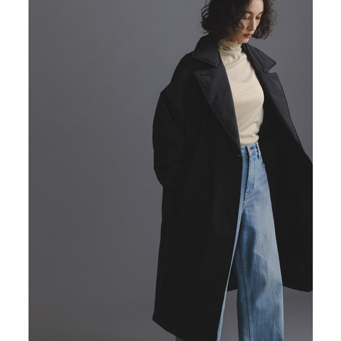 ナノ・ユニバース NANO universe 「西川ダウン（R）」リバーシブル