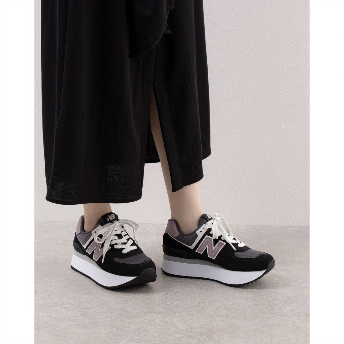 ニューバランス New Balance レディース 厚底 スニーカー 574+ WL574Z