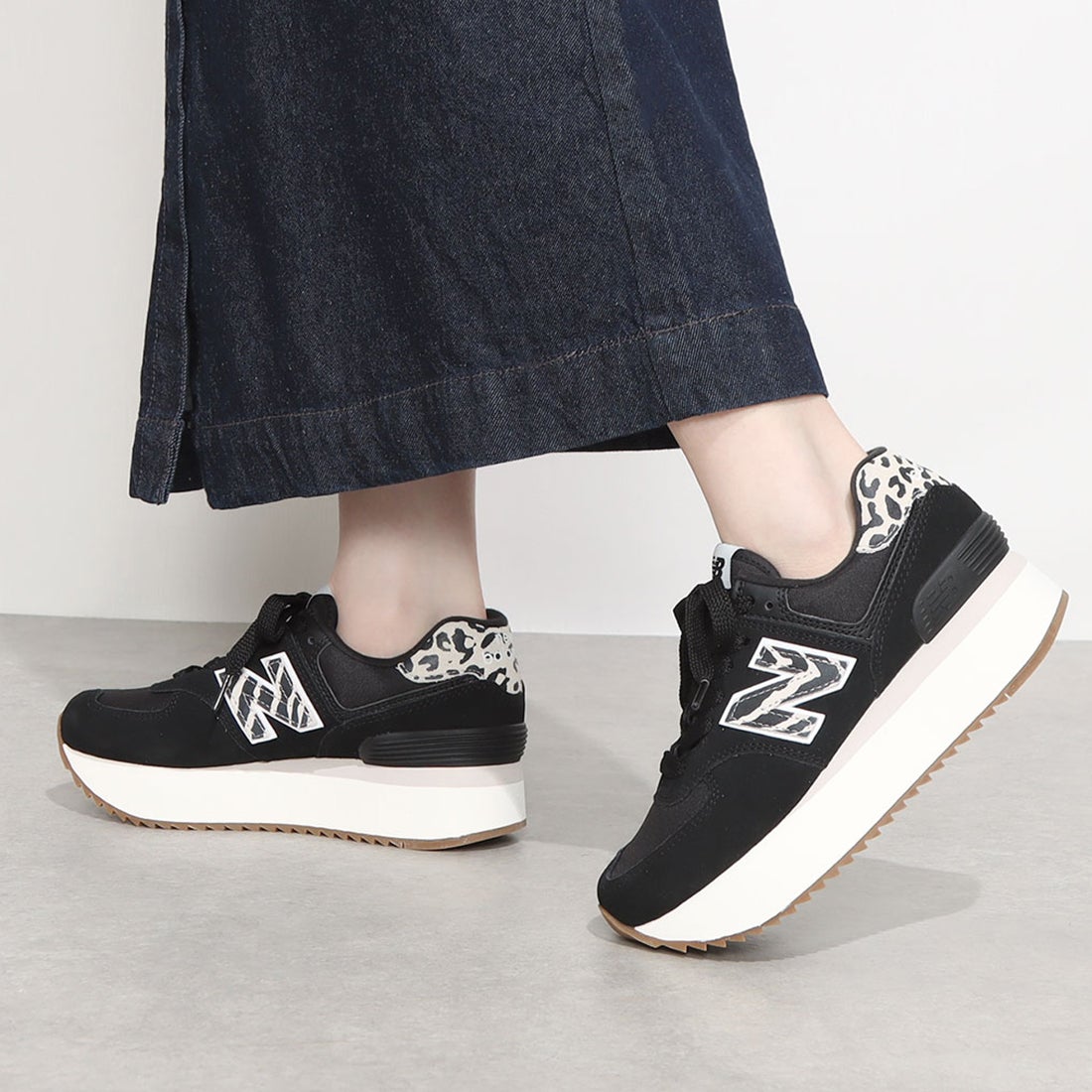 ニューバランス New Balance レディース 厚底 スニーカー 574+ WL574Z