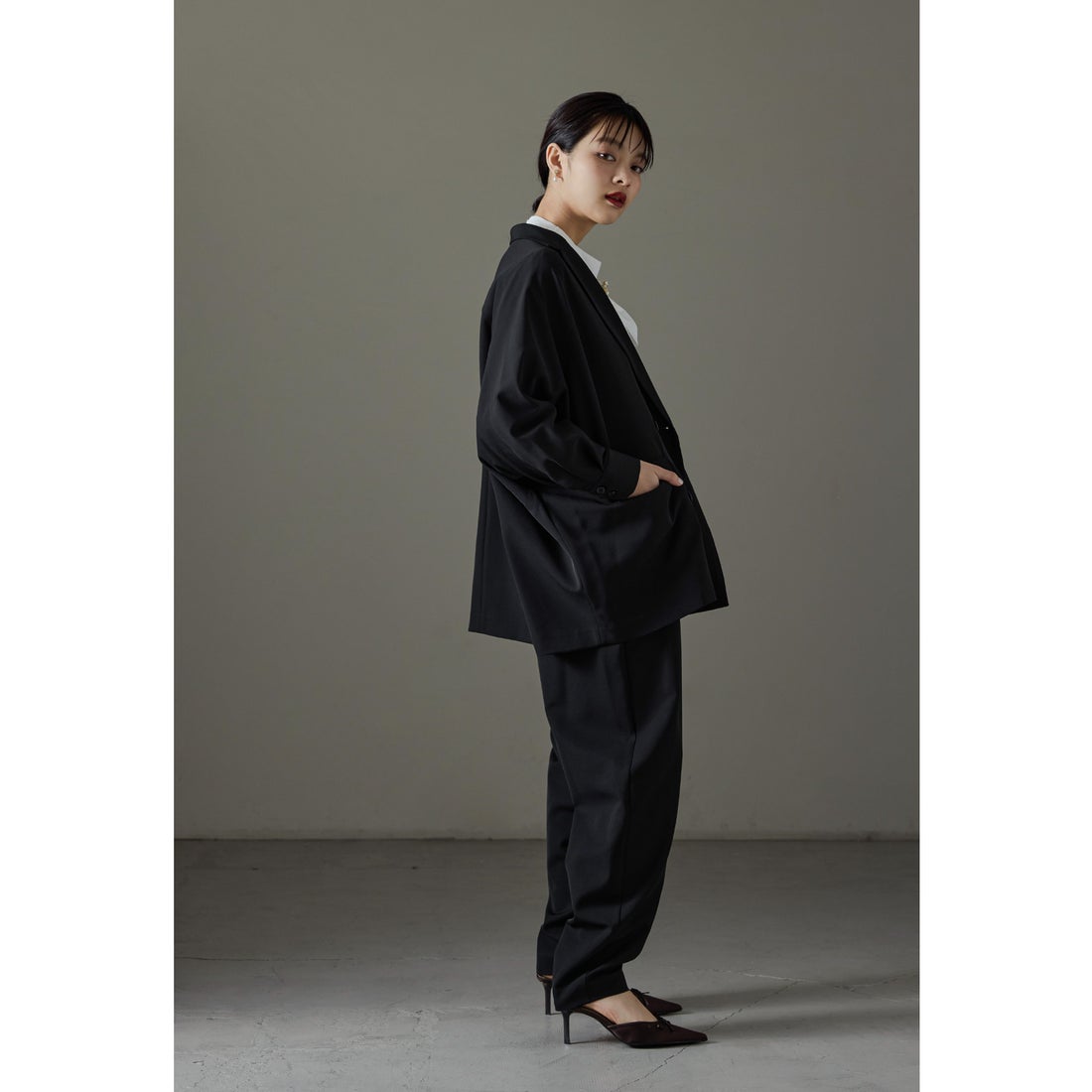 ニアナ niana ドルマンスリーブデザインパンツスーツ レディース 2点