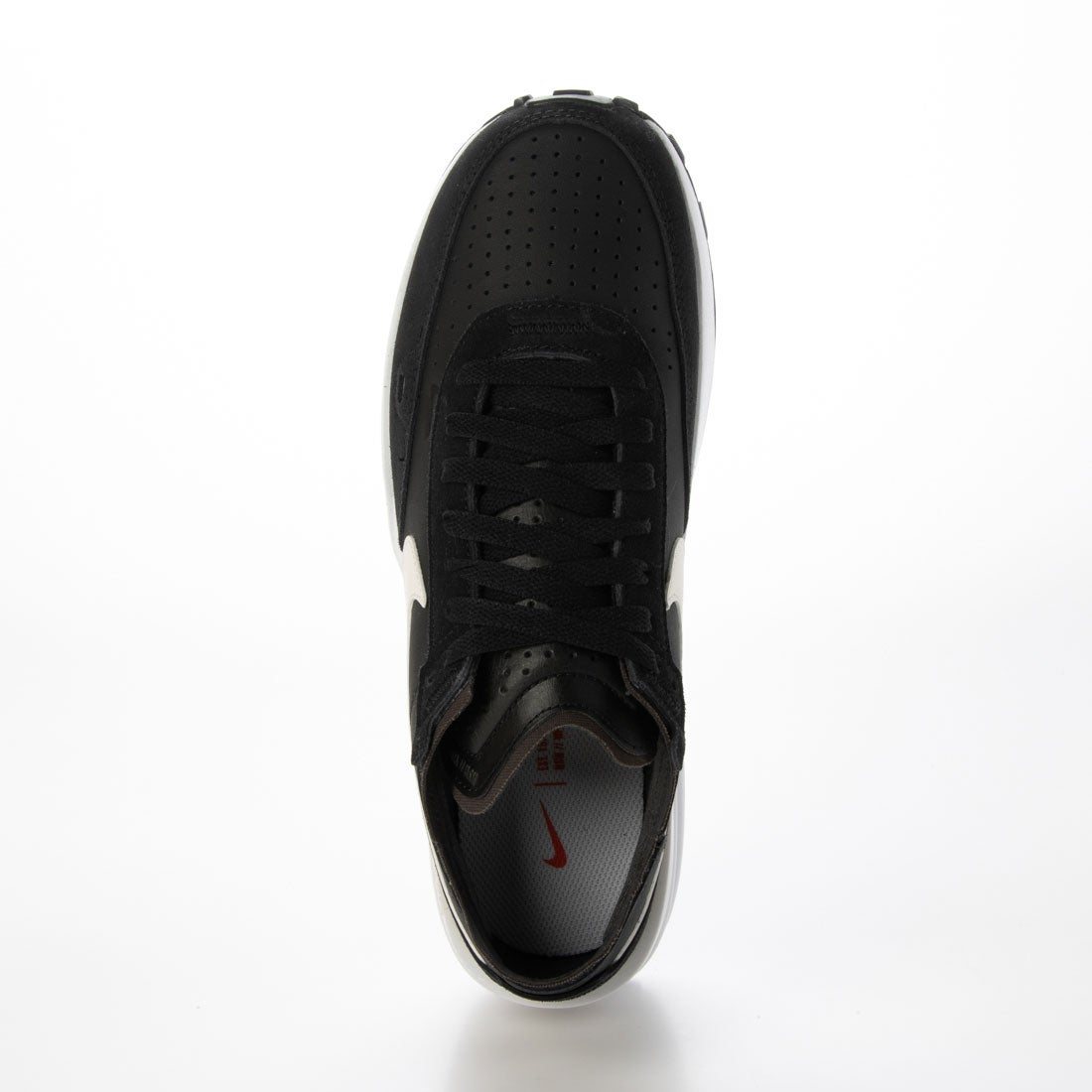 ナイキ NIKE ワッフル ワン レザー スニーカー （ブラック×ホワイト