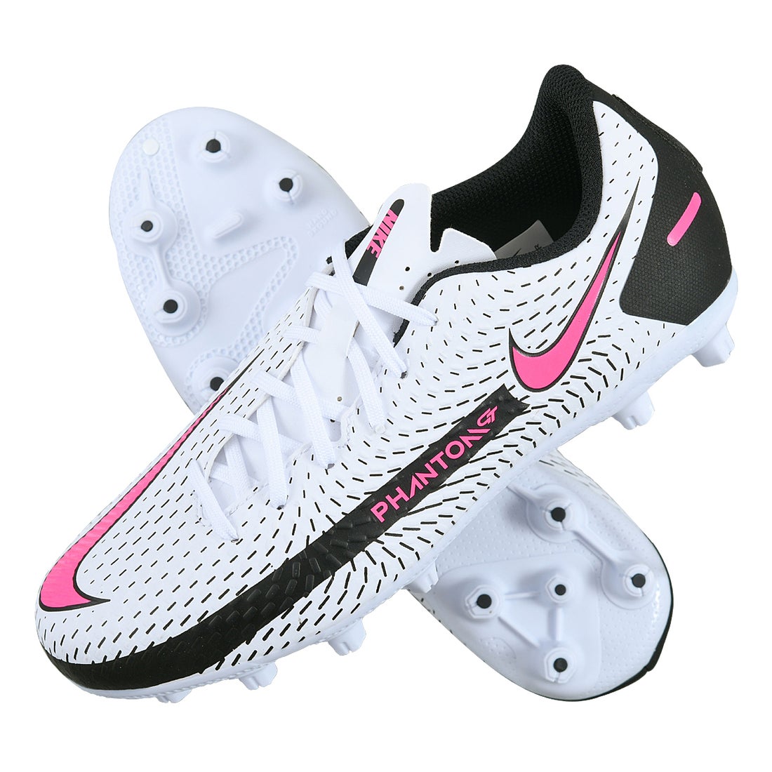 NIKE ナイキ ファントムGT アカデミー HG ジュニア(ホワイト×ピンク