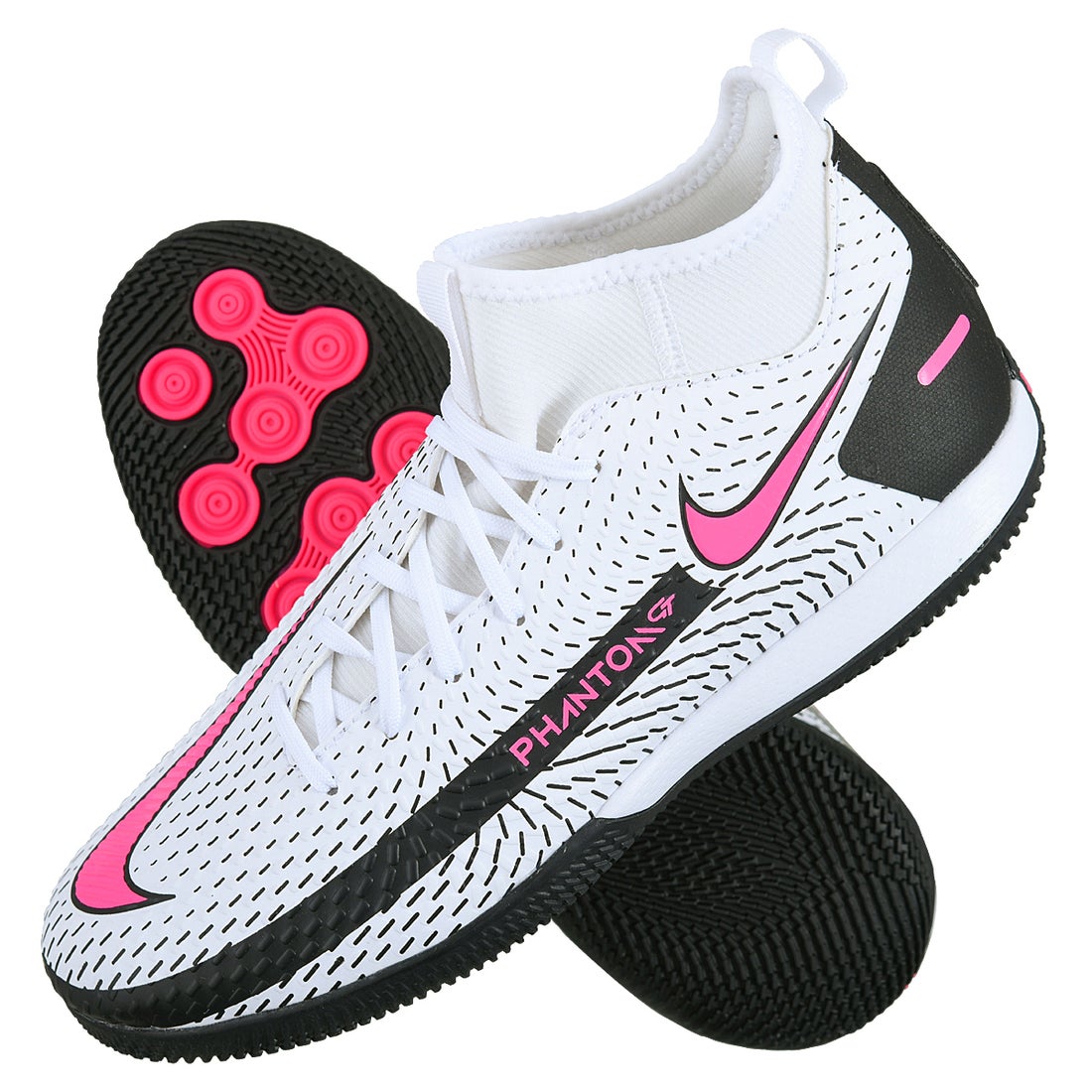 NIKE ナイキ ファントムGT アカデミー DF IC ジュニア(ホワイト×ピンク