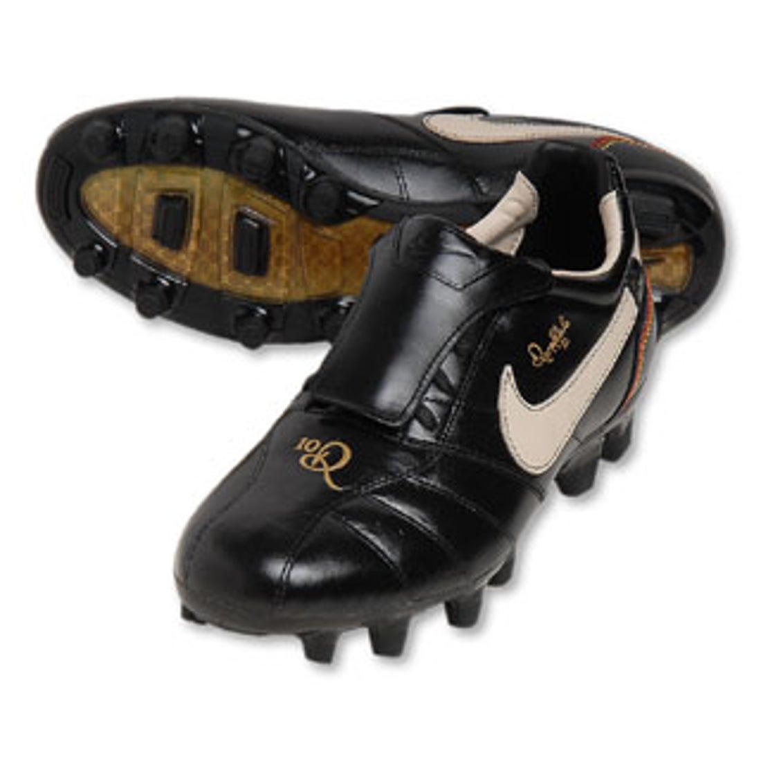 NIKE ナイキ ティエンポ ロナウジーニョ FG(ブラック×ホワイト) 315362