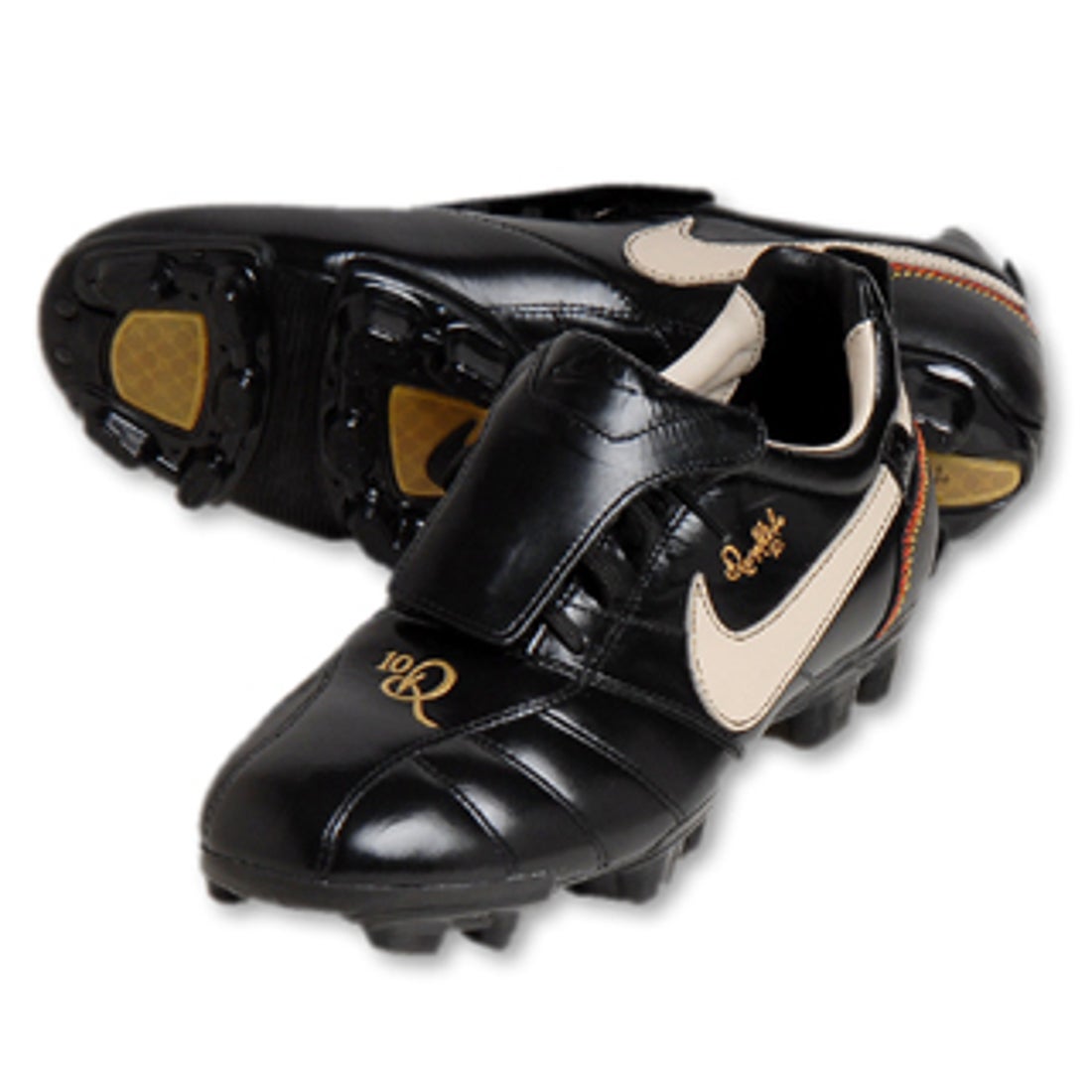 NIKE ナイキ ティエンポ ロナウジーニョ HG(ブラック×ホワイト) 315363