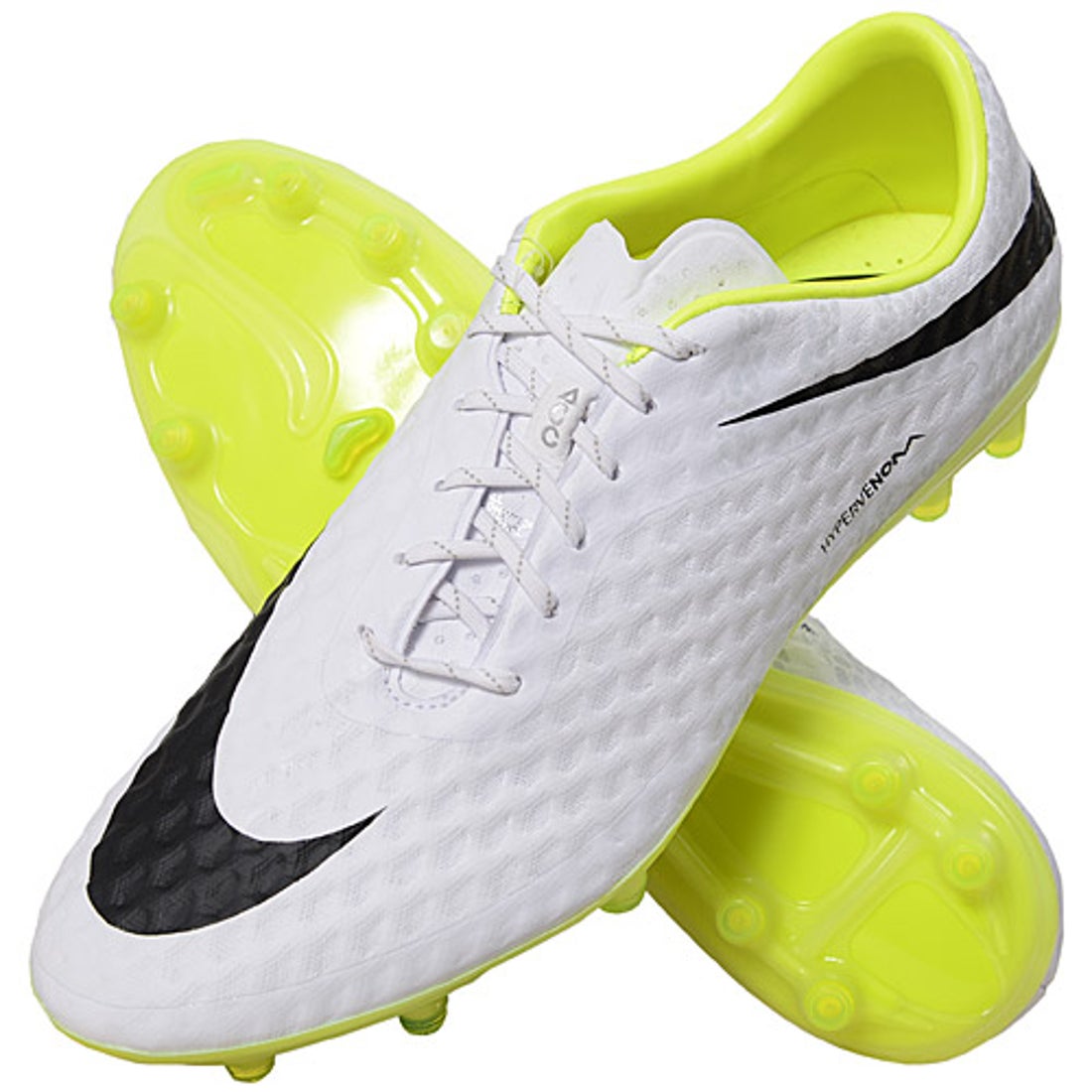 NIKE ナイキ ハイパーヴェノム ファントム FG REF ACC(ホワイト×蛍光