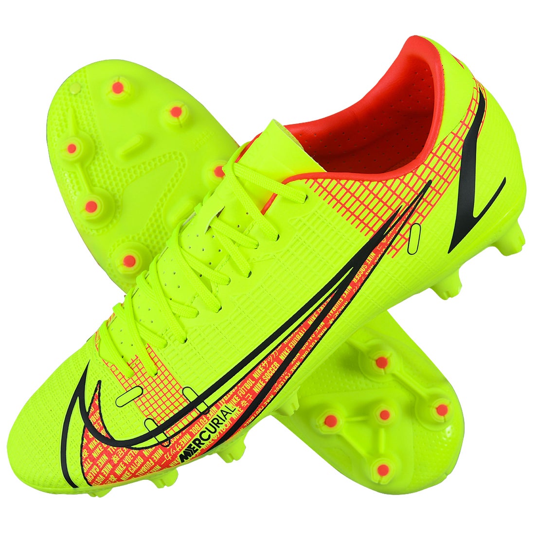 NIKE ナイキ ヴェイパー 14 アカデミー HG(イエロー×レッド) CV0970