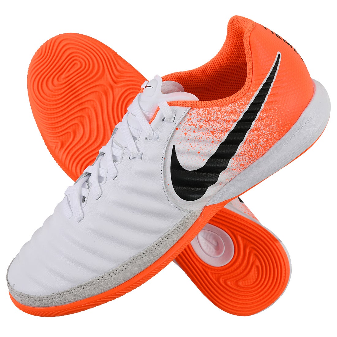 NIKE ナイキ ルナ レジェンド 7 PRO IC(ホワイト×オレンジ) AH7246 118