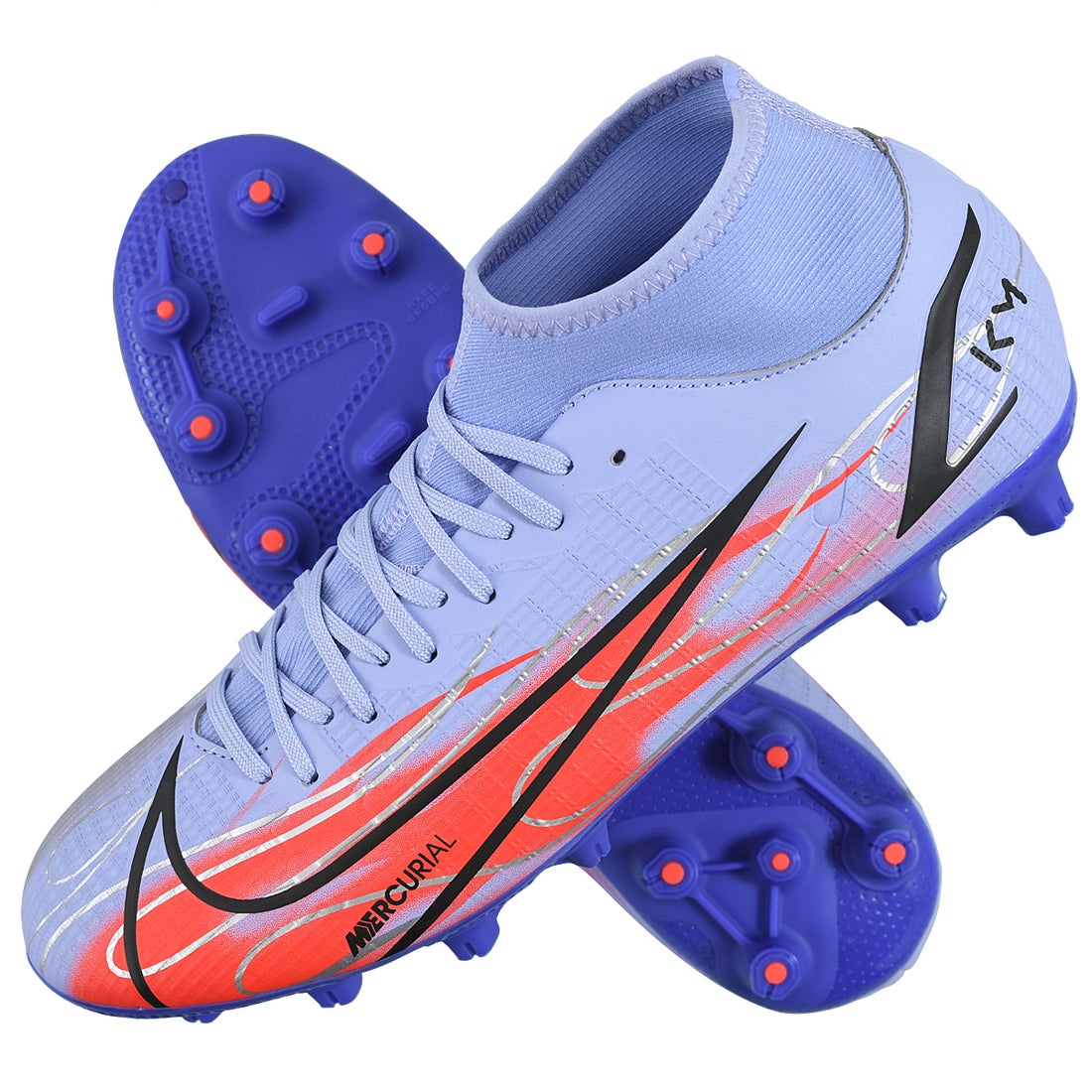 NIKE ナイキ スーパーフライ8 アカデミー KM HG(パープル×レッド