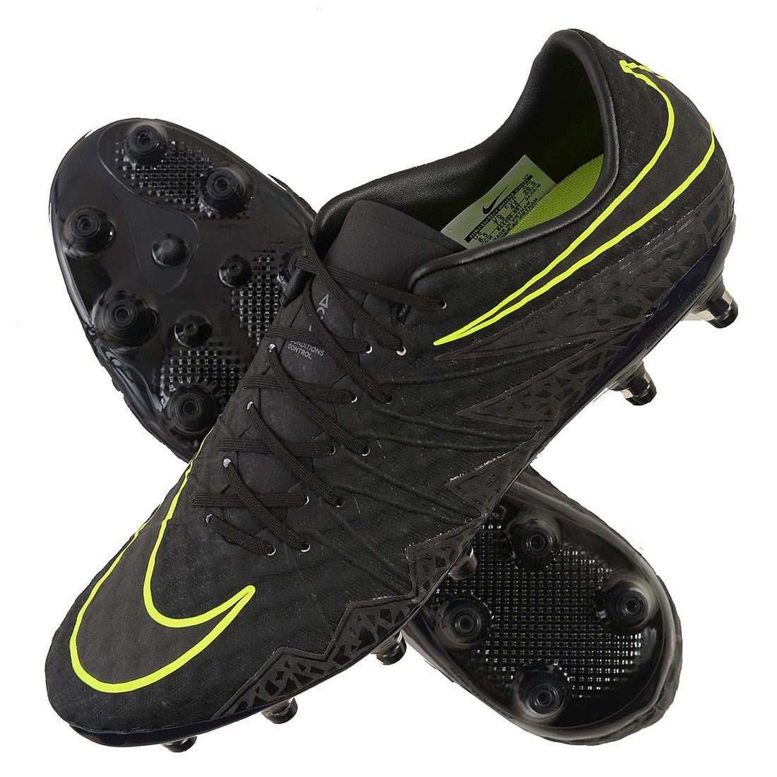 NIKE ナイキ ハイパーヴェノム フィニッシュ AG-PRO(ブラック×蛍光