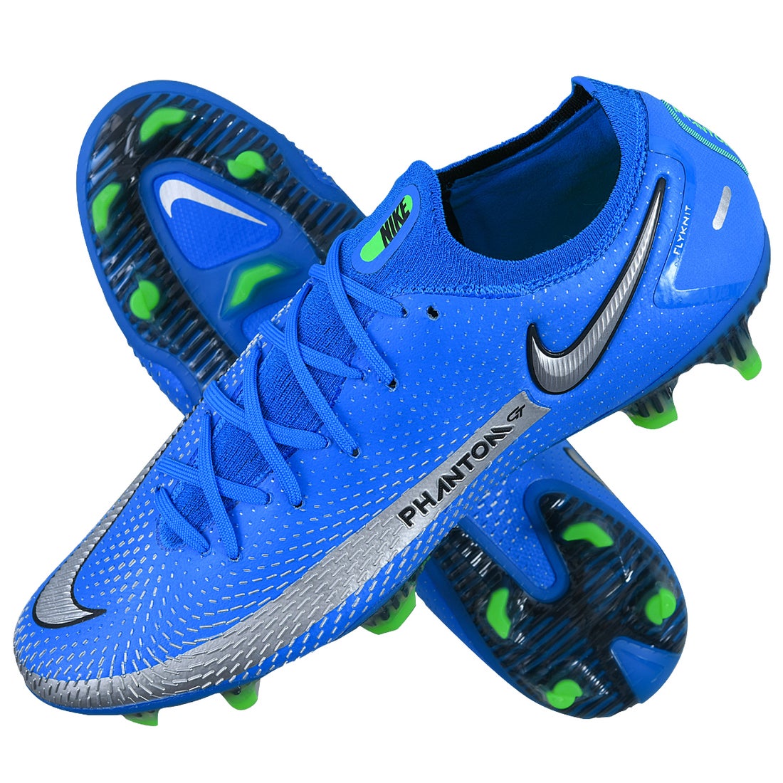 NIKE ナイキ ファントム GT エリート FG(ブルー×シルバー) CK8439 400