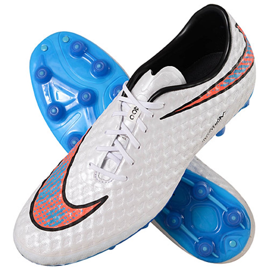 NIKE ナイキ ハイパーヴェノム ファントム HG-E(ホワイト×ブルー