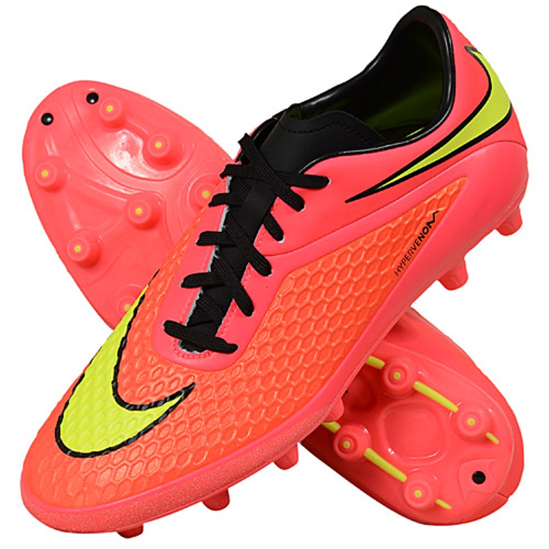 NIKE ナイキ ハイパーヴェノム フェロン HG-E(レッド×ゴールド) 599731