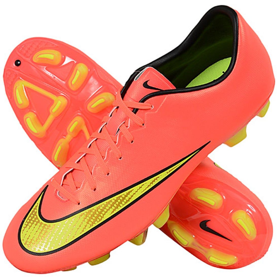NIKE ナイキ マーキュリアル ベロチ II HG-V(レッド×ゴールド) 651616