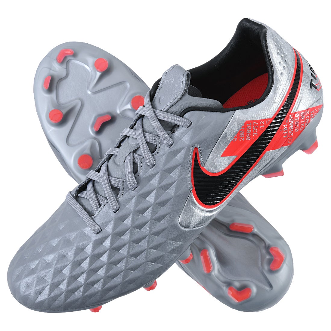 NIKE ナイキ レジェンド 8 PRO FG(グレー×レッド) AT6133 906 サッカー