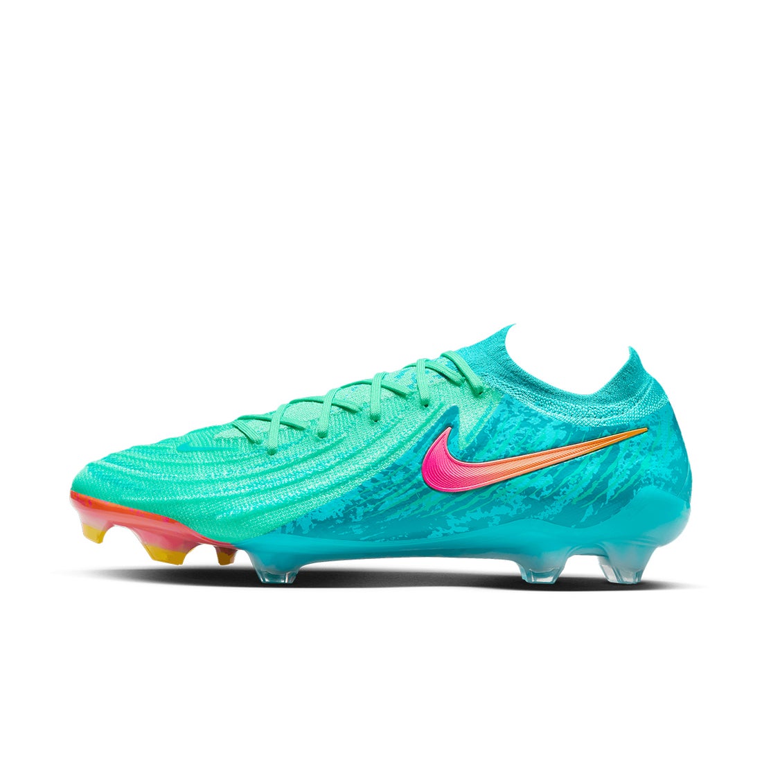 NIKE ナイキ ファントム GX II エリート LV8 FG(グリーン×オレンジ