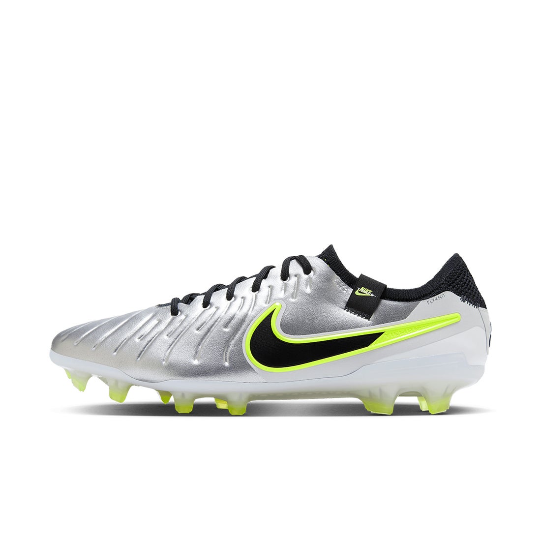 NIKE ナイキ ティエンポ レジェンド 10 エリート FG(シルバー×ブラック