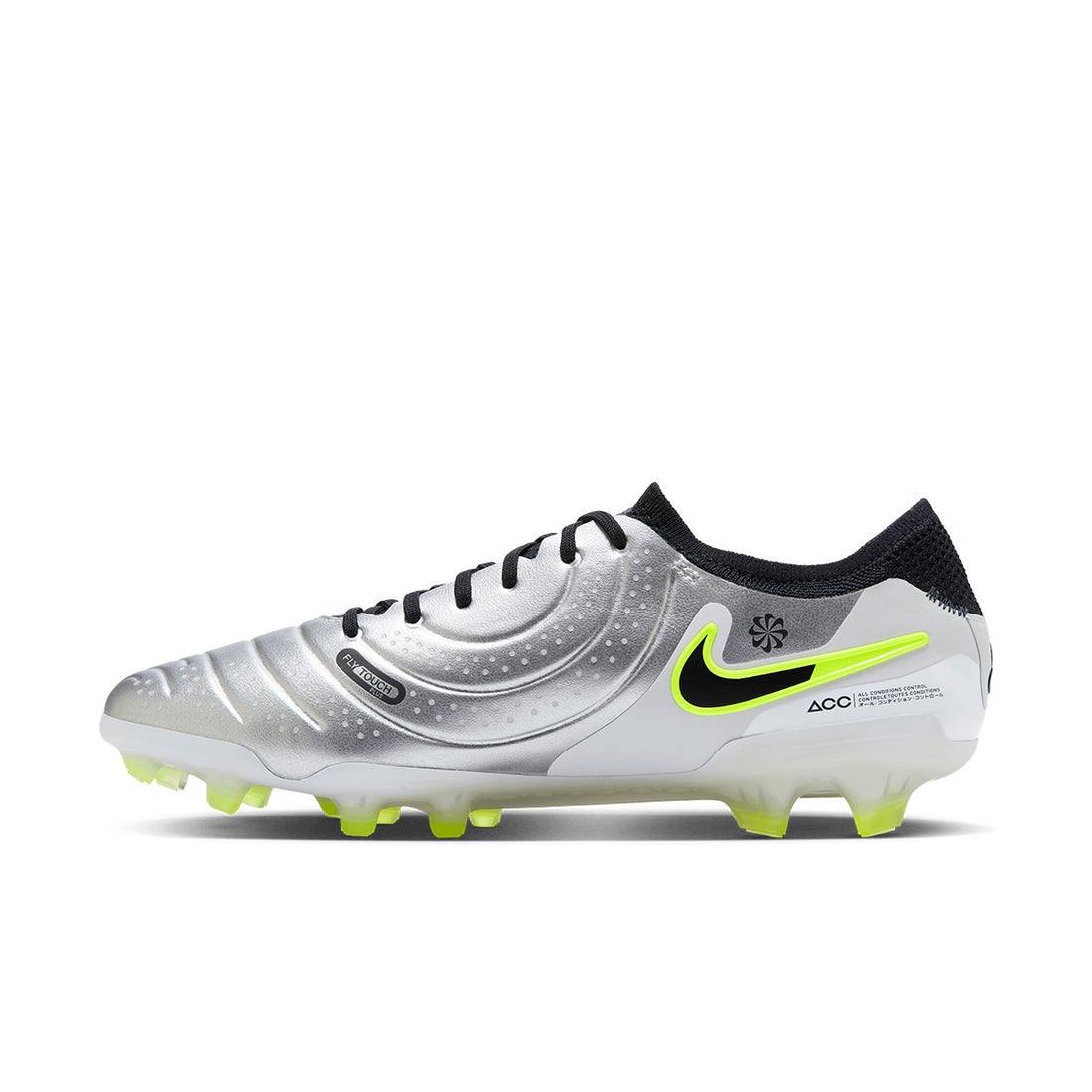 NIKE ナイキ ティエンポ レジェンド 10 エリート FG(シルバー×ブラック