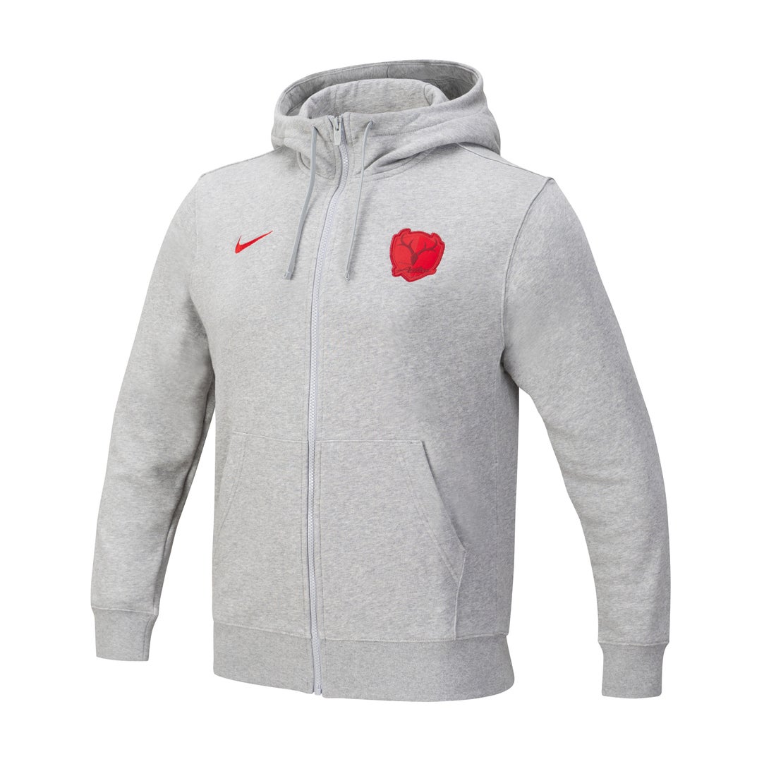 NIKE 鹿島アントラーズ 2025 フルジップフーディー(グレー) HJ1372 63