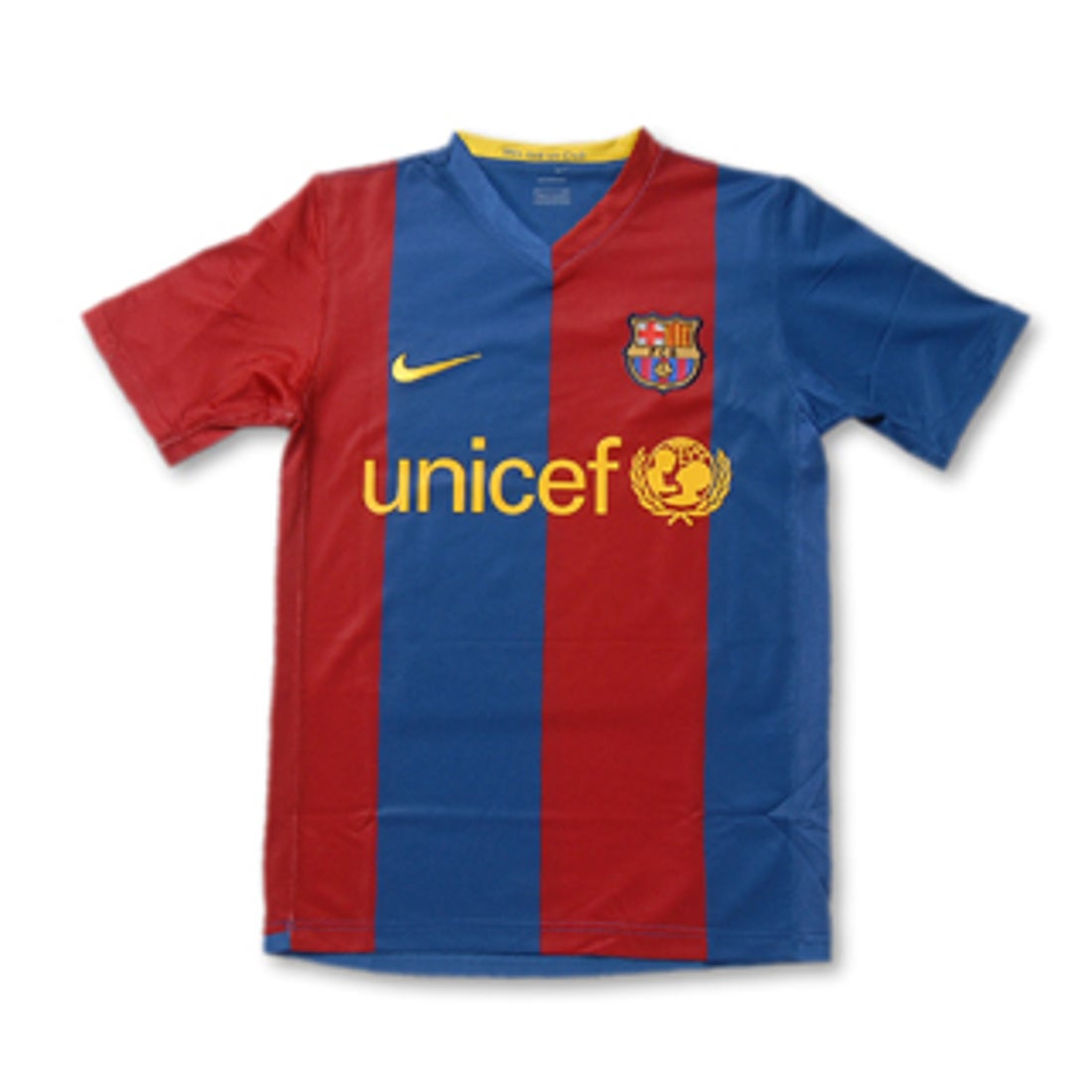 NIKE FCバルセロナ 06/07 ユニフォーム ホーム 半袖 ジュニア unicef