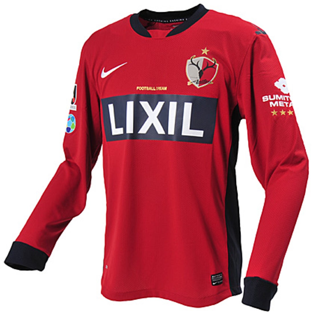 NIKE 鹿島アントラーズ 2012 ユニフォーム ホーム 長袖 446486 648