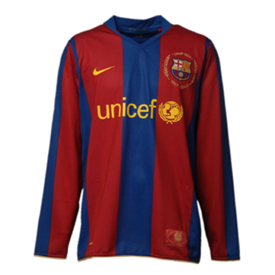 NIKE FCバルセロナ 07/08 ユニフォーム ホーム長袖 244533 655 代表