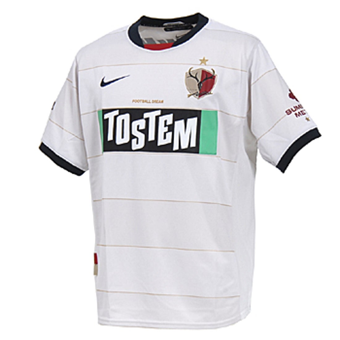 NIKE 鹿島アントラーズ 2010 ユニフォーム アウェイ 半袖 385782 100