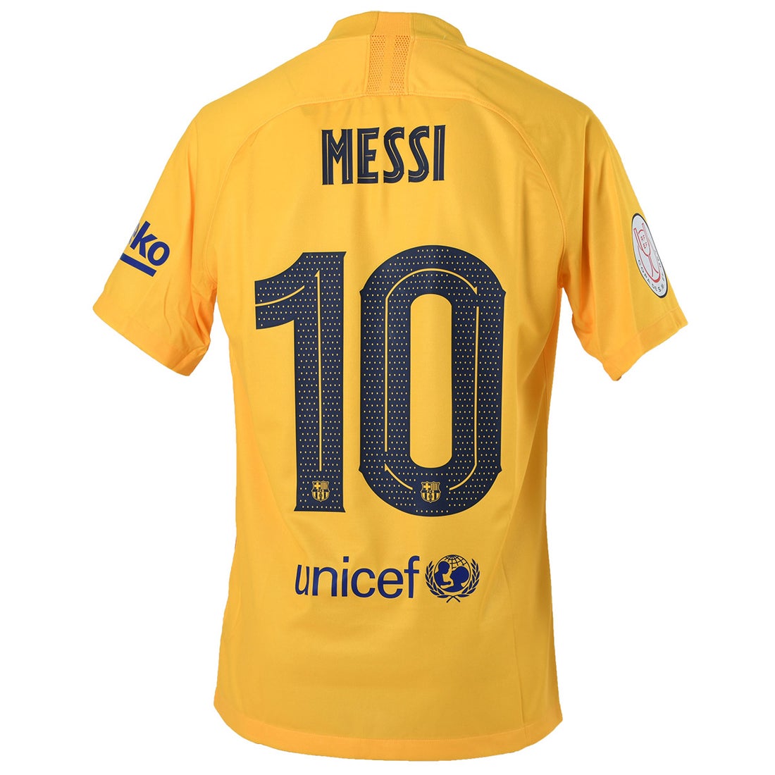 NIKE FCバルセロナ 19/20 ELC ユニフォーム 半袖 レプリカ #10.メッシ