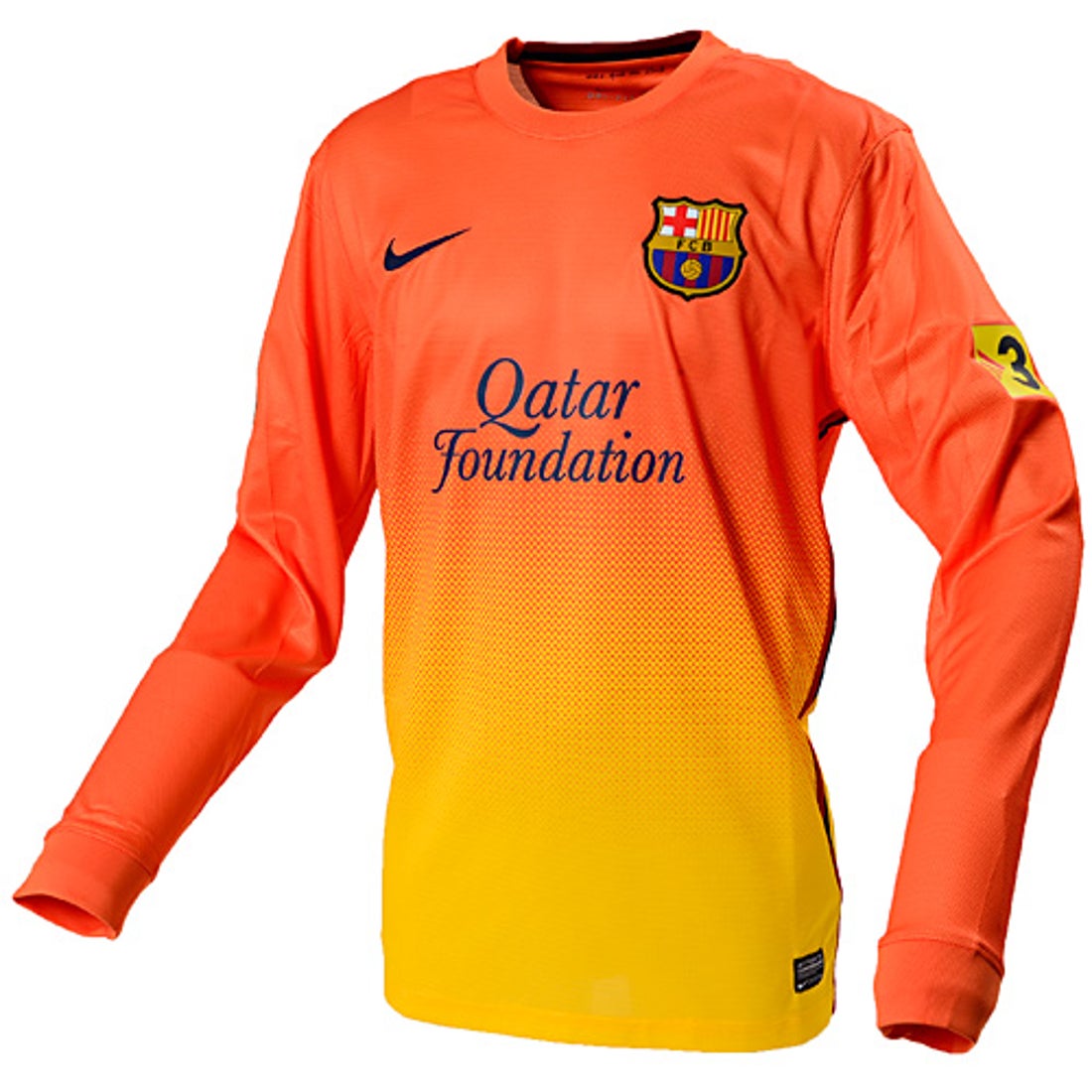 NIKE FCバルセロナ 12/13 ユニフォーム アウェイ 長袖 レプリカ 478327