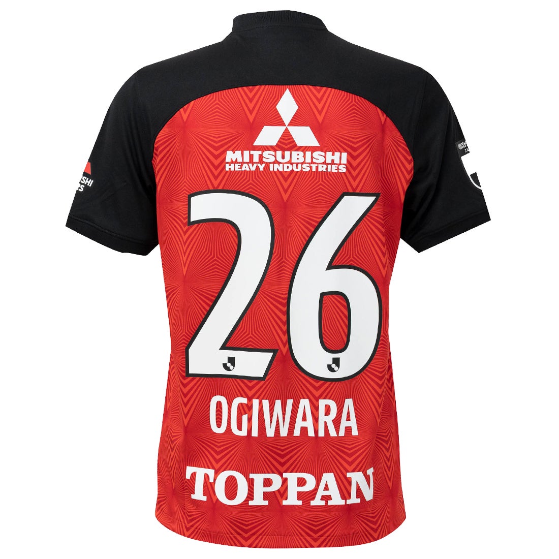 NIKE 浦和レッズ 2023 ユニフォーム ホーム 半袖 レプリカ #26.荻原