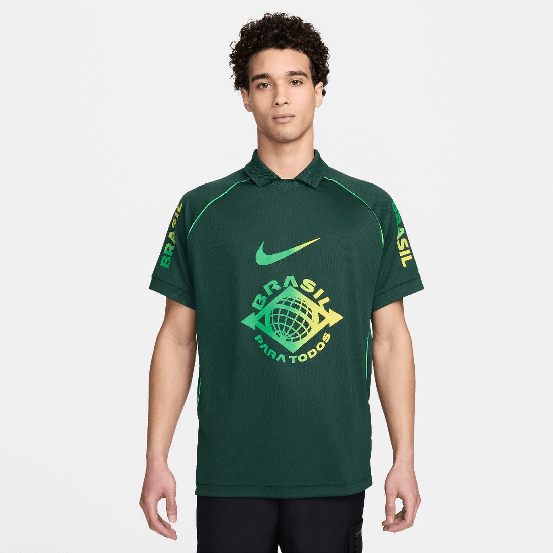 NIKE ブラジル代表 2024 Dri-FIT FC WC ジャージ 半袖(グリーン