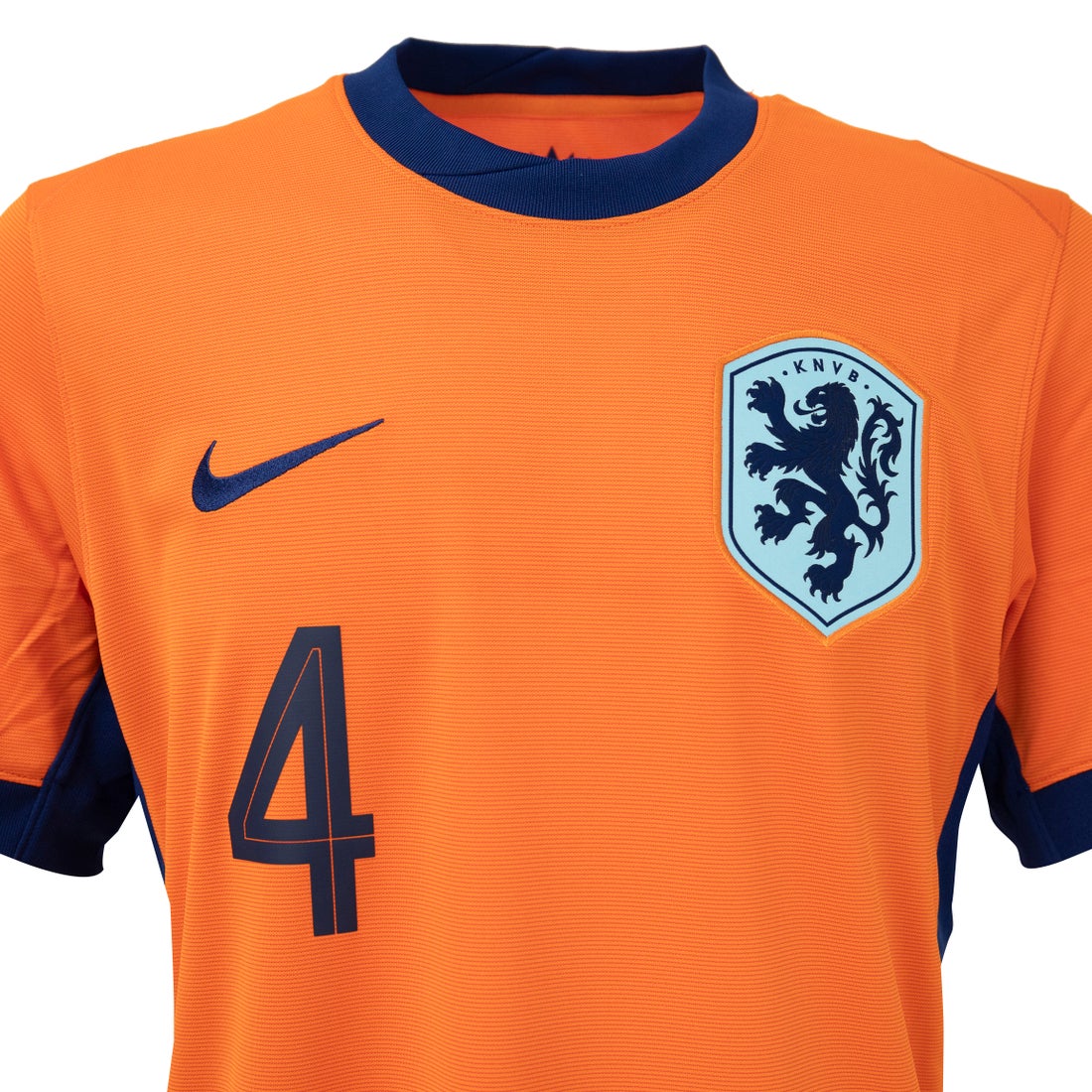 NIKE オランダ代表 2024 ユニフォーム ホーム 半袖 レプリカ #4.ファン
