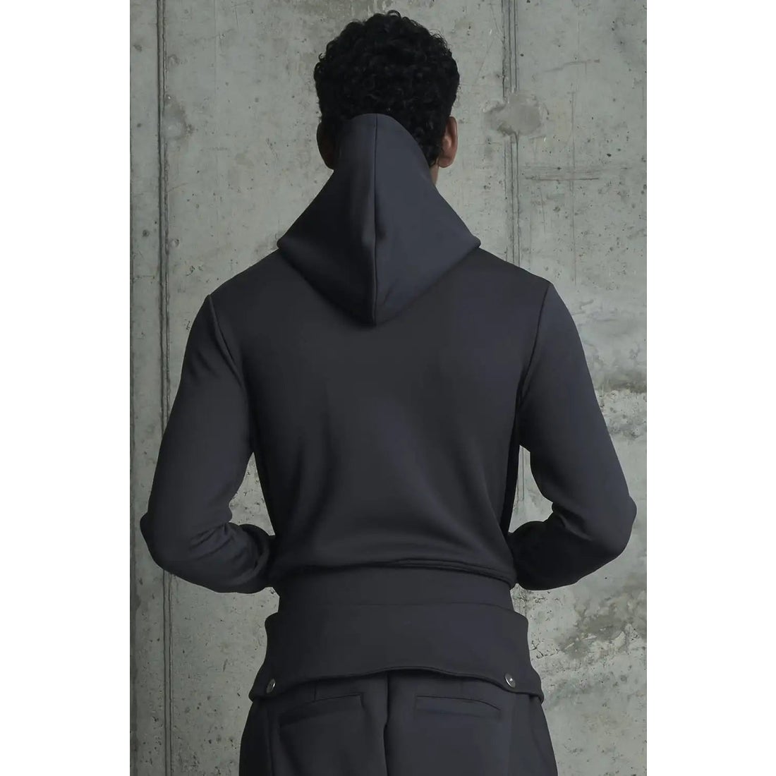 オマールアフリディ Omar Afridi Cardi Hoodie Cardi Knit （SLATE