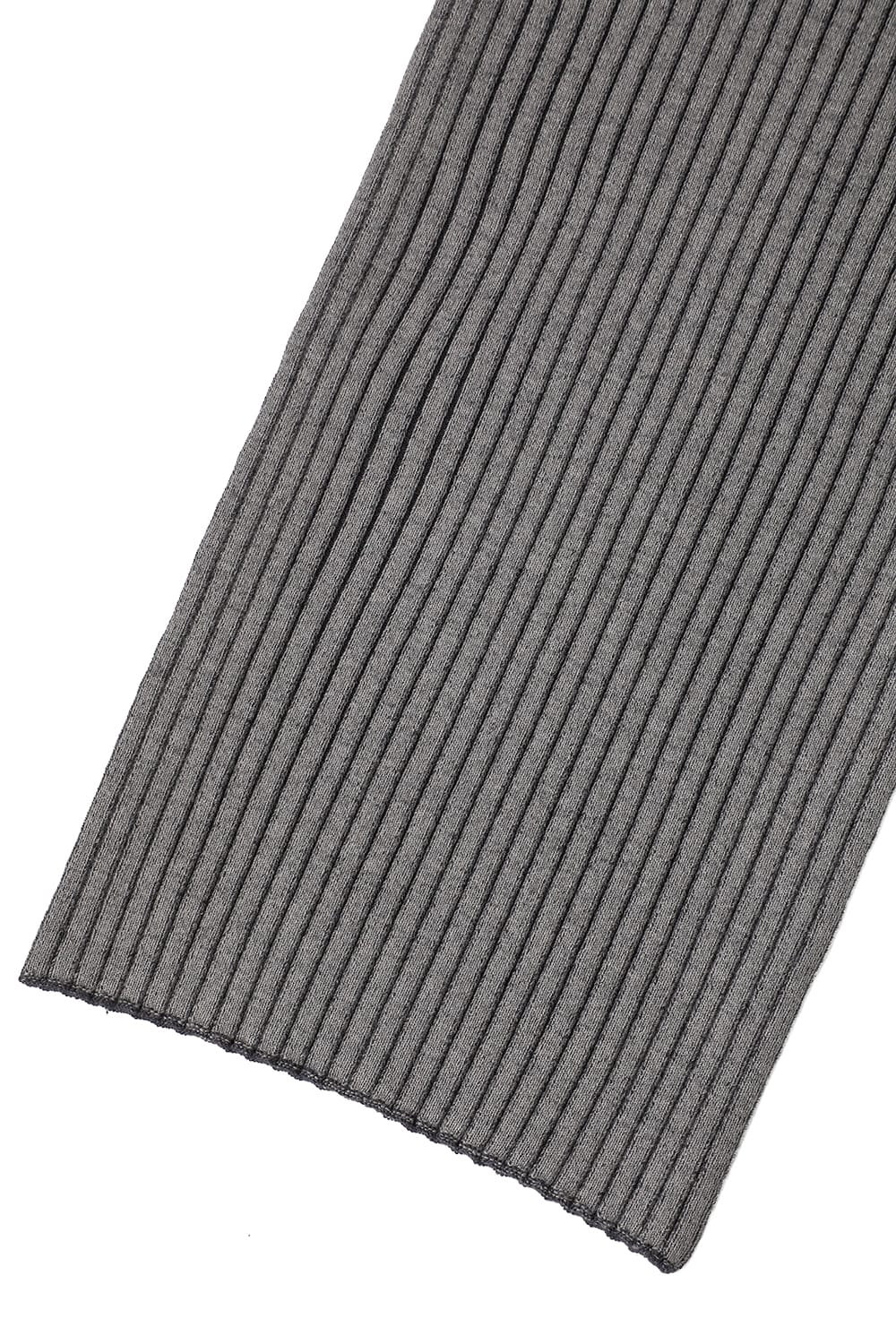 オマールアフリディ Omar Afridi ARTICULATED KNITTED SCARF （L GREY